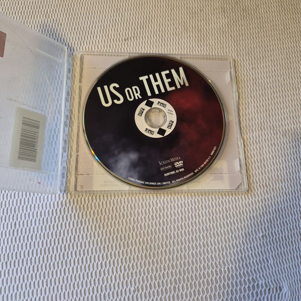 Us or Them (DVD, 2023) - Previous Redbox Rental - Picture 3 of 4